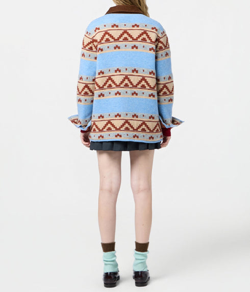 Western Industry Jacket - Heather Blue Combo